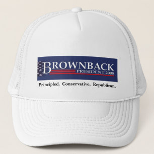 BROWNBACK FÜR PRÄSIDENTEN Kappe