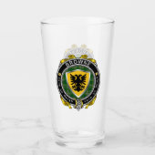 Browne Irish Shield Beer Glas (Vorderseite)