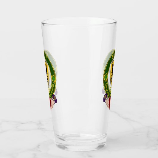 Browne Irish Shield & Claddagh Pint Glas (Links)