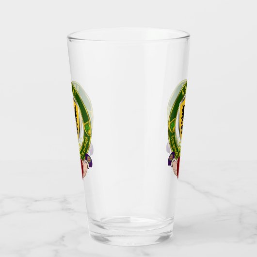 Browne Irish Shield & Claddagh Pint Glas (Rechts)