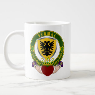 Browne Irish Shield w/Claddagh Jumbo-Tasse