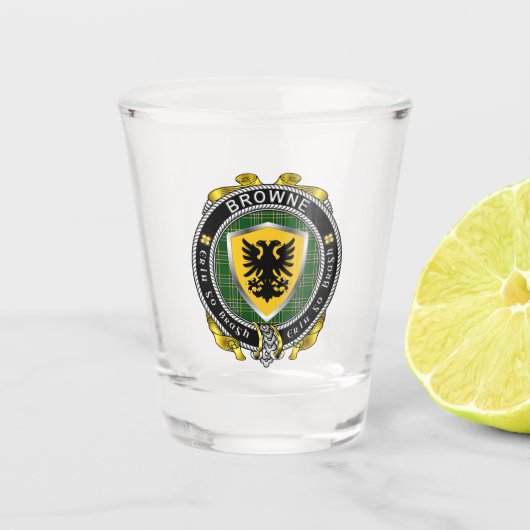 Browne Irish Shot Glass Schnapsglas (Vorderseite)