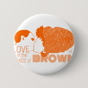 BROWNE LIEBE IN ORANGE BUTTON