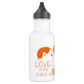 BROWNE LIEBE IN ORANGE EDELSTAHLFLASCHE (Links)
