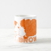BROWNE LIEBE IN ORANGE KAFFEETASSE (Mittel)