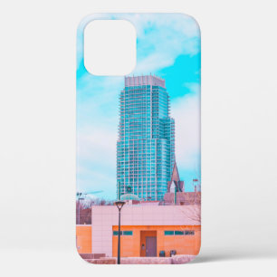 BROWNES KONKRETES GEBÄUDE IN DER NÄHE VON BARE BÄU Case-Mate iPhone HÜLLE