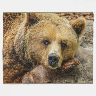 BrownGrizzly betreffen Fleece-Decke Fleecedecke