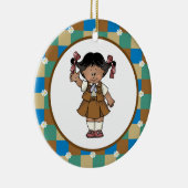 Brownie3 Keramik Ornament (Rechts)