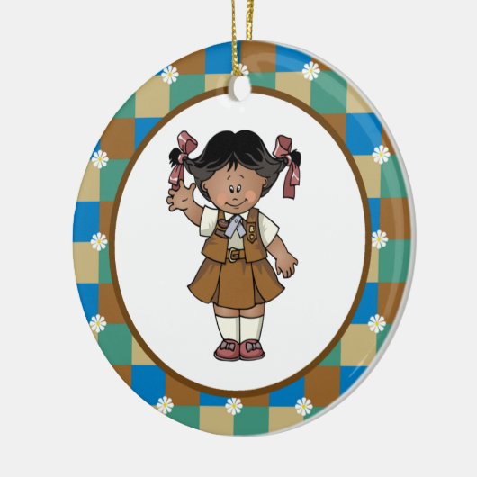 Brownie3 Keramik Ornament (Links)