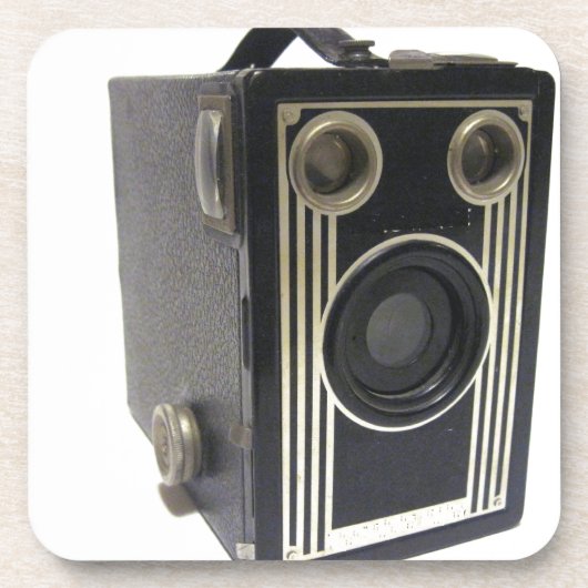Brownie Antique Camera Getränkeuntersetzer (Vorderseite)