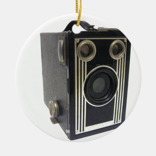 Brownie Antique Camera Keramikornament (Vorne)