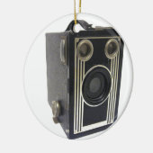 Brownie Antique Camera Keramikornament (Links)