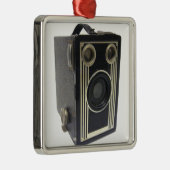 Brownie Antique Camera Metal Ornament (Rechts)