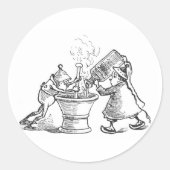 Brownie Apothecaries Runder Aufkleber (Vorderseite)