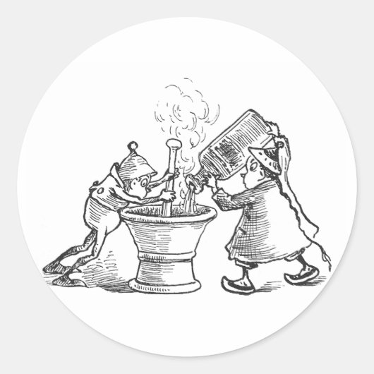 Brownie Apothecaries Runder Aufkleber (Vorderseite)