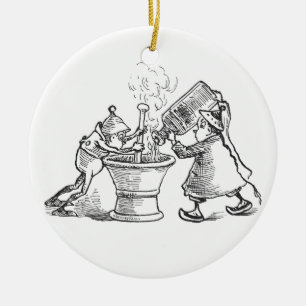 Brownie Apotheker Keramik Ornament