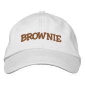 BROWNIE BESTICKTE BASEBALLKAPPE (Vorderseite)