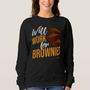 Brownie Cookie Rezept Bars Mix Keto Sweatshirt
