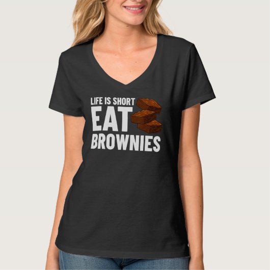 Brownie Cookie Rezept Bars Mix Keto T-Shirt (Vorderseite)