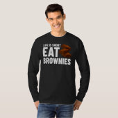 Brownie Cookie Rezept Bars Mix Keto T-Shirt (Vorne ganz)