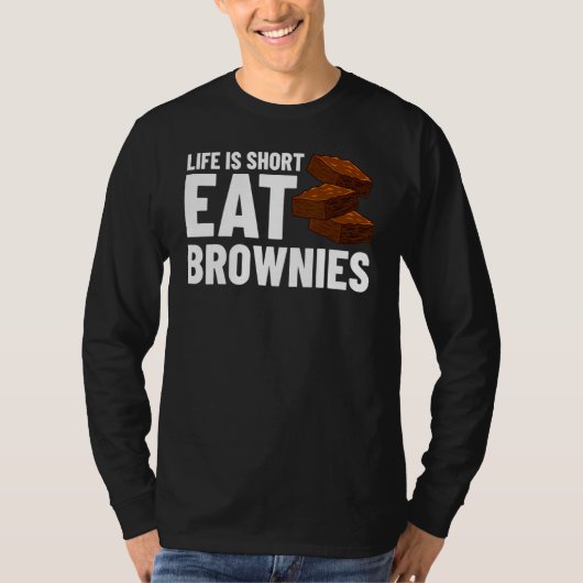 Brownie Cookie Rezept Bars Mix Keto T-Shirt (Vorderseite)