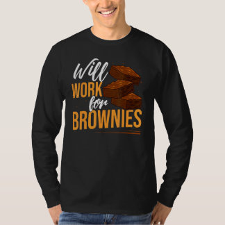 Brownie Cookie Rezept Bars Mix Keto T-Shirt