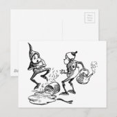 Brownie Cradling Hurt Hand Postkarte (Vorne/Hinten)