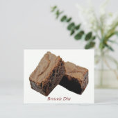 Brownie Diet Postkarte (Stehend Vorderseite)