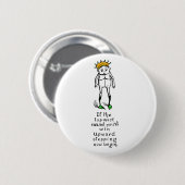 Brownie gewinnt die Krone Button (Vorne & Hinten)