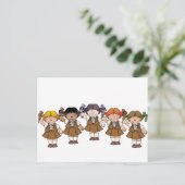 Brownie Group Postkarte (Stehend Vorderseite)