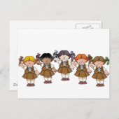 Brownie Group Postkarte (Vorne/Hinten)