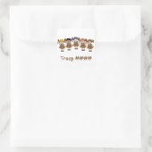 Brownie Group Quadratischer Aufkleber (Tasche)