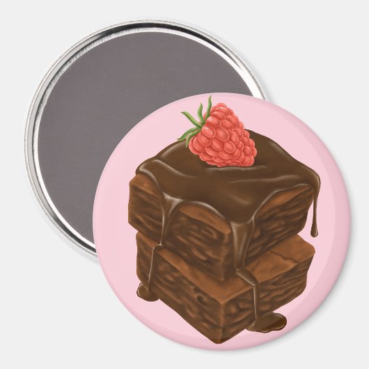 Brownie Magnet (Vorderseite/Rückseite)