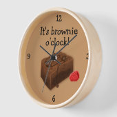 "Brownie O'Clock" zum Thema "Nahrungsaufnahme" Uhr (Winkel)