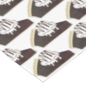 Brownie Pie a la Mode Ice Tischdecke (Schrägansicht)