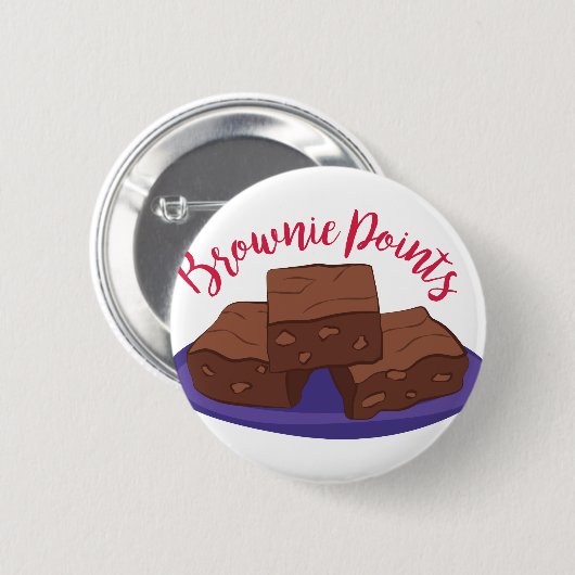 Brownie Points Button (Vorne & Hinten)