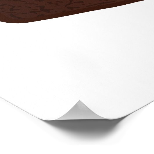 Brownie Points Funny Snack Pub Poster (Ecke)