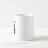 Brownie-Punkte Lustiger Snack-Wortwitz Kaffeetasse (Mittel)