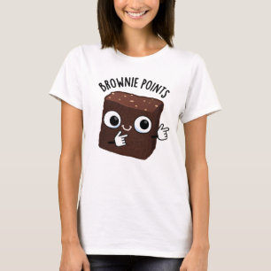 Brownie-Punkte Lustiger Snack-Wortwitz T-Shirt