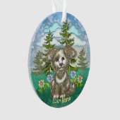 Brownie Pup Dog  Ornament (Vorderseite)