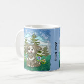 Brownie Pup Hund Kaffeetasse (Vorderseite Links)