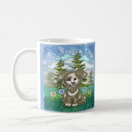 Brownie Pup Hund Kaffeetasse (Links)