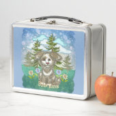 Brownie Pup Hund Metall Brotdose (Beispiel)