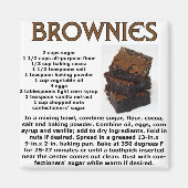 Brownie Recipe Magnet (Vorne)