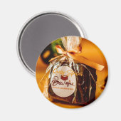 Brownie Round Magnet (Vorderseite/Rückseite)