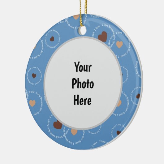 Brownie Scout Keramik Weihnachtsschmuck (Links)