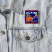 Brownies Brand California Orange Button (Beispiel)