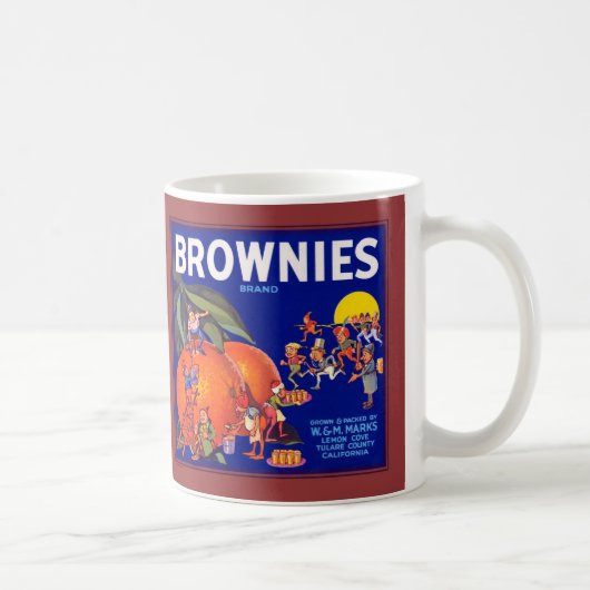 Brownies Brand California Orange Kaffeetasse (Rechts)