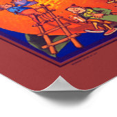 Brownies Brand California Orange Poster (Ecke)