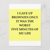 BROWNIES.jpg Postkarte (Vorderseite)